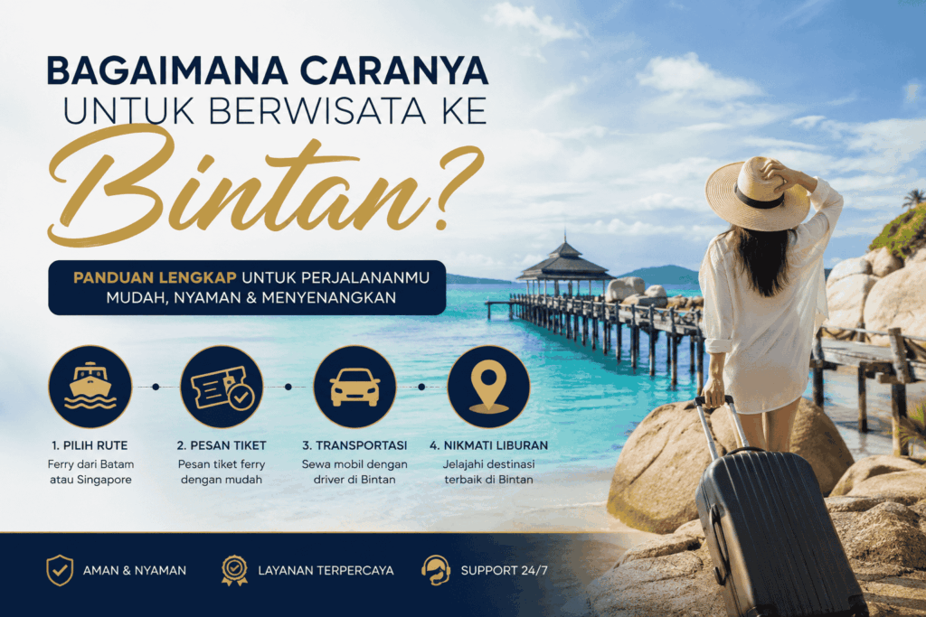 Cara berwisata ke Bintan dari Batam dan Singapura
